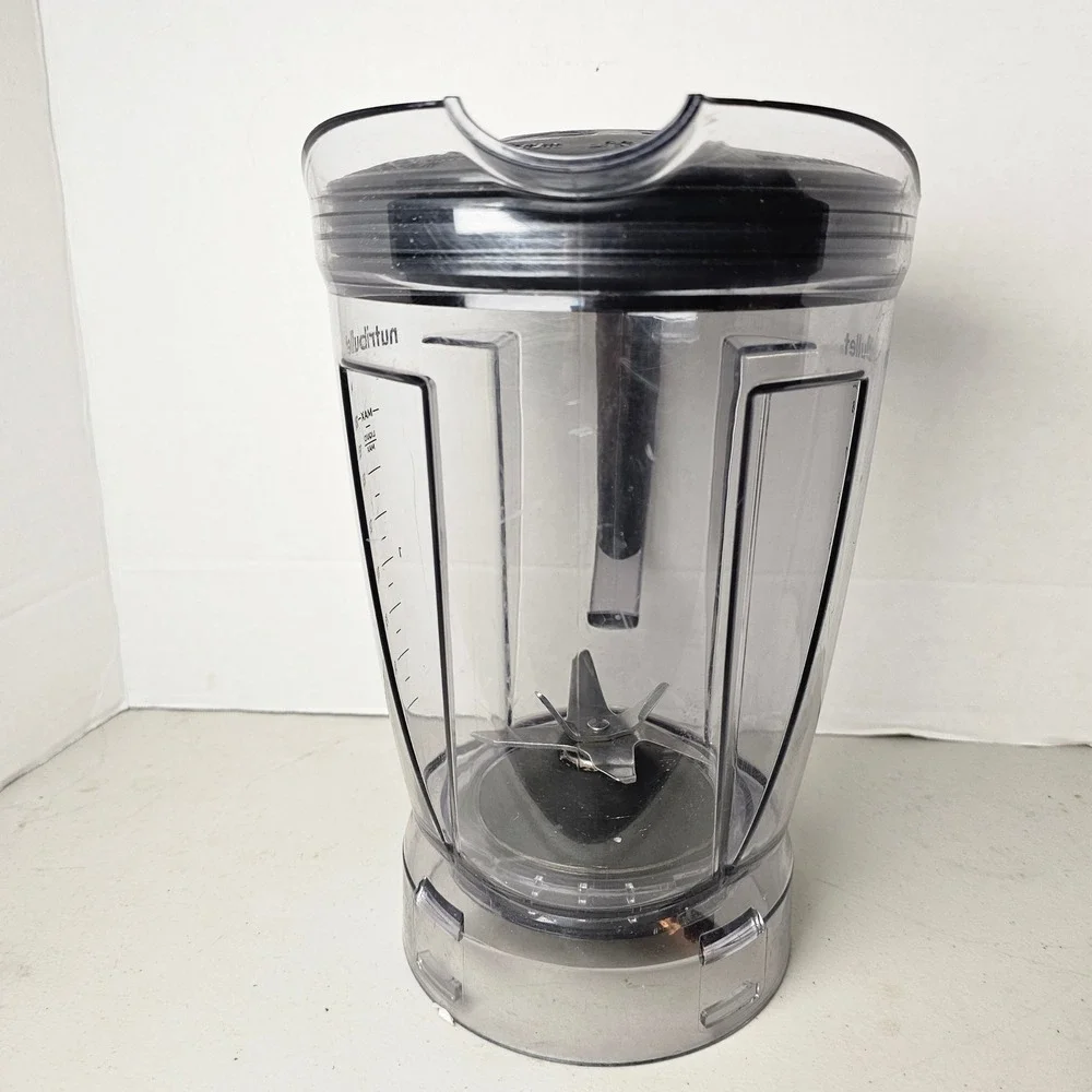 NutriBullet 64oz Blender Pitcher Replacement with Lid and Integrated Blade Clear